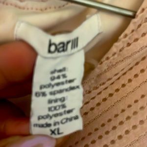 Bar III Pink Textured Dress XL